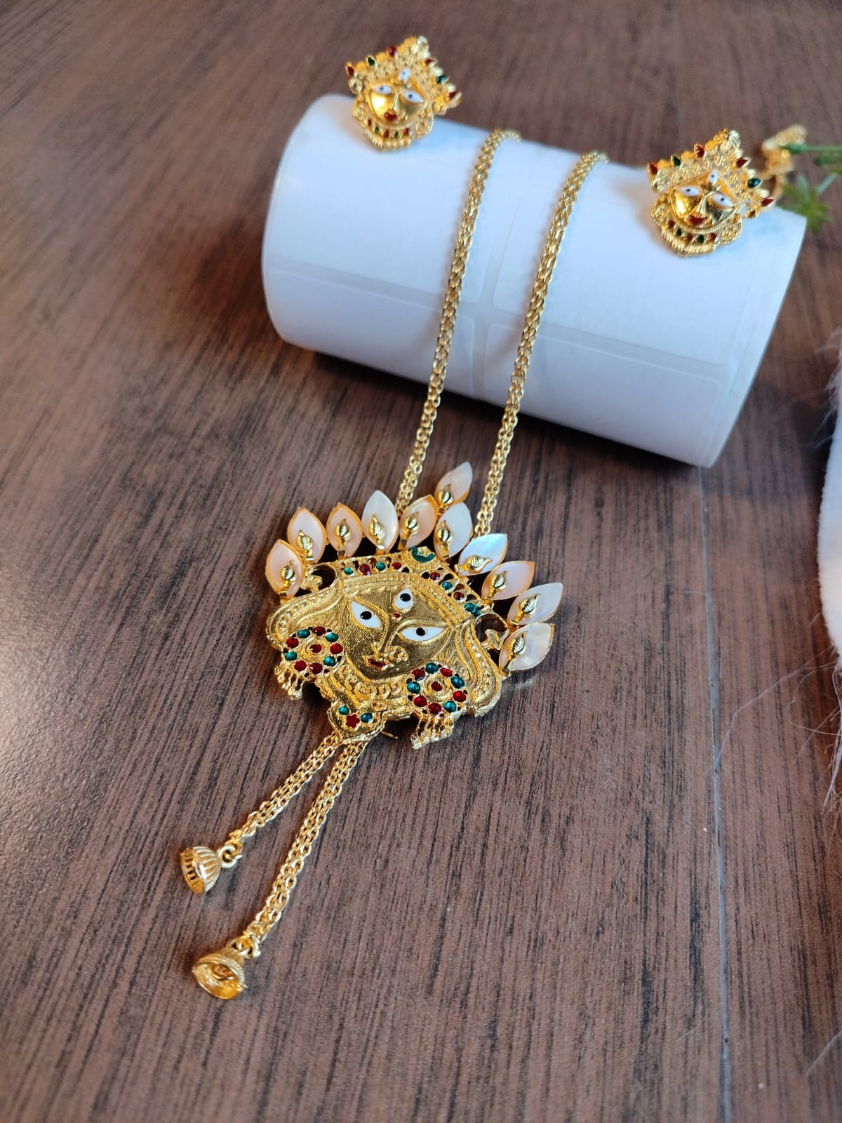 Gold Plated Tie Chain Set - Image 5