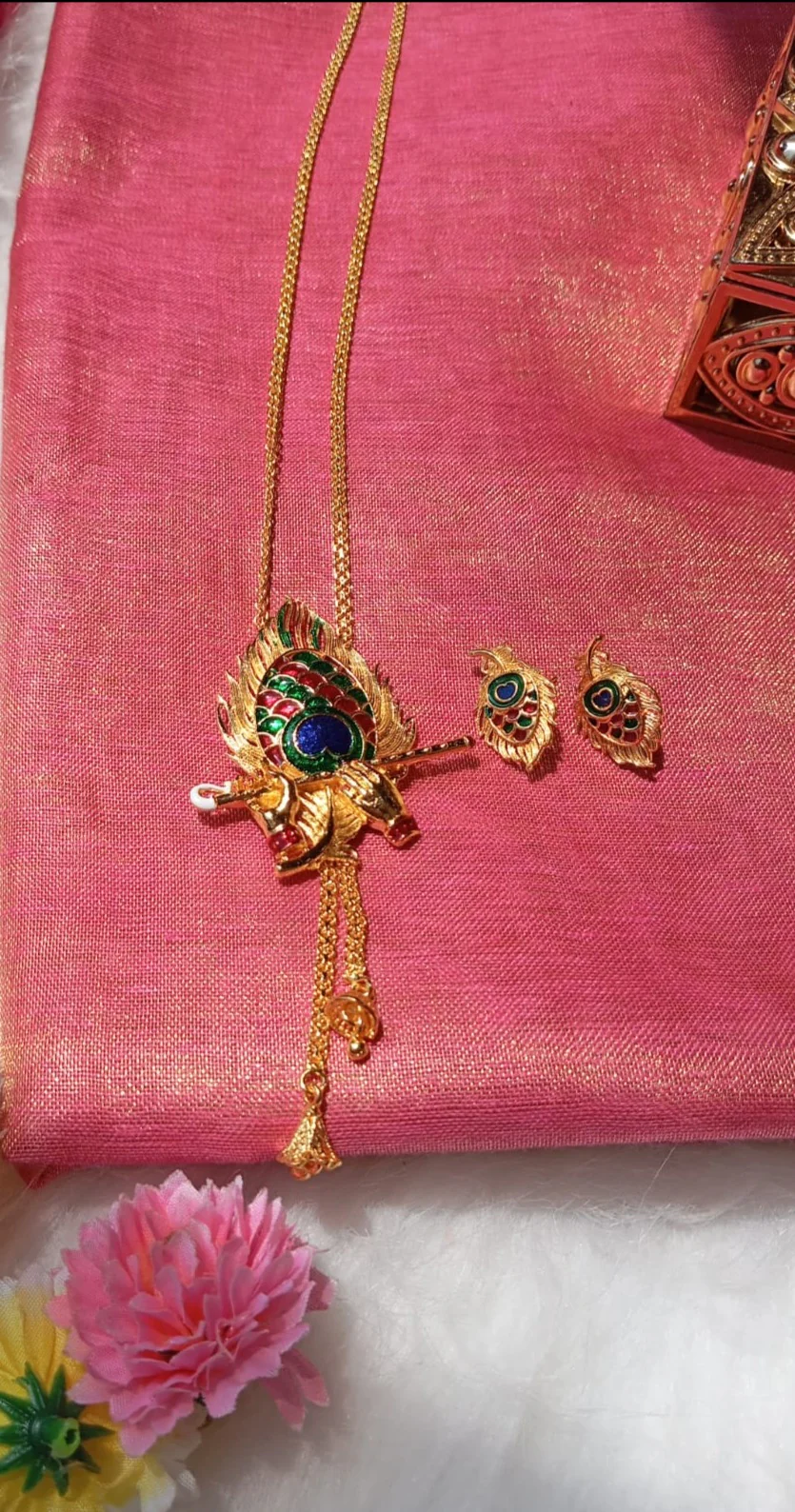 Bansuri (Gold Plated Necklace Set) - Image 10