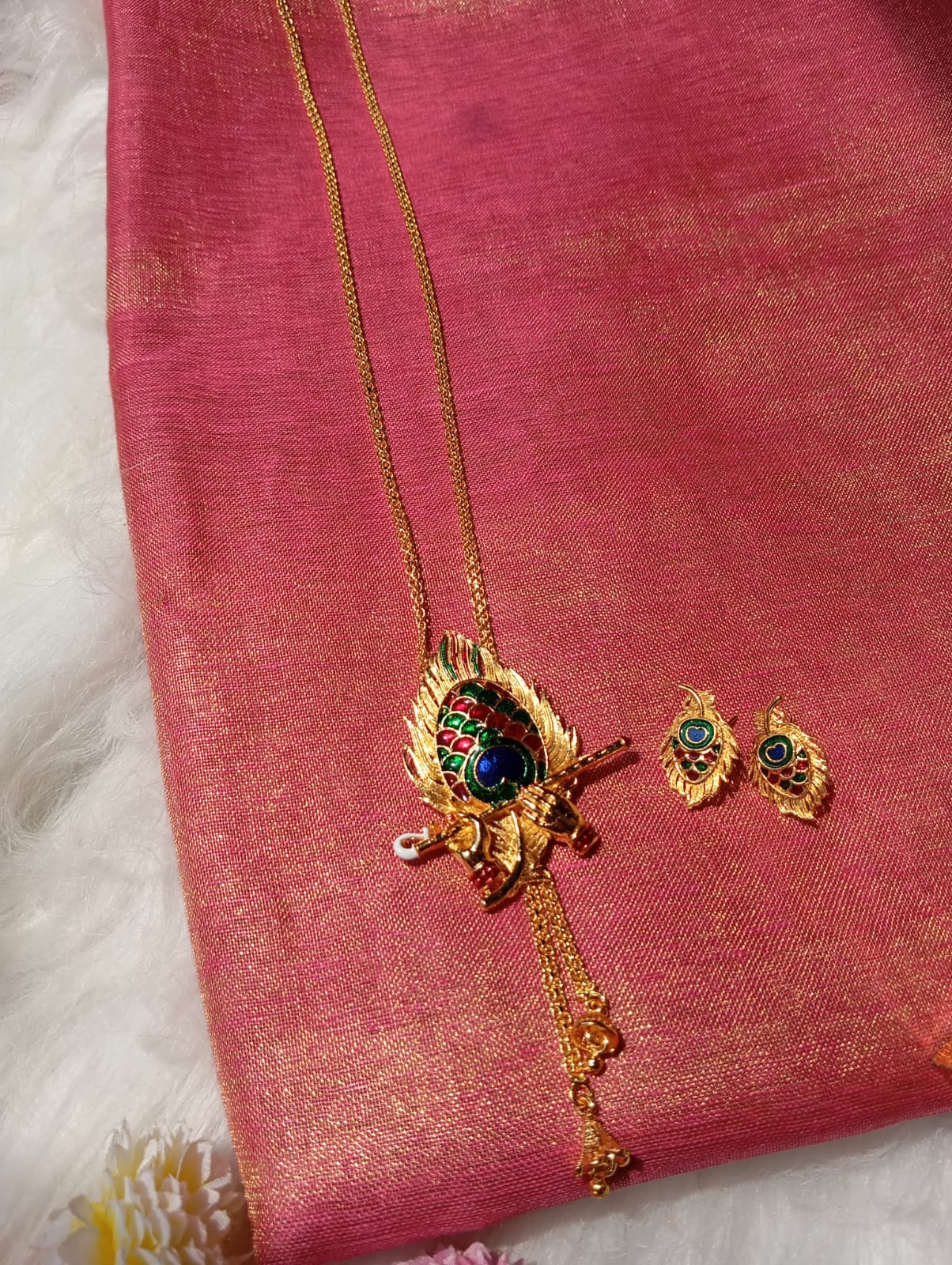 Bansuri (Gold Plated Necklace Set) - Image 13