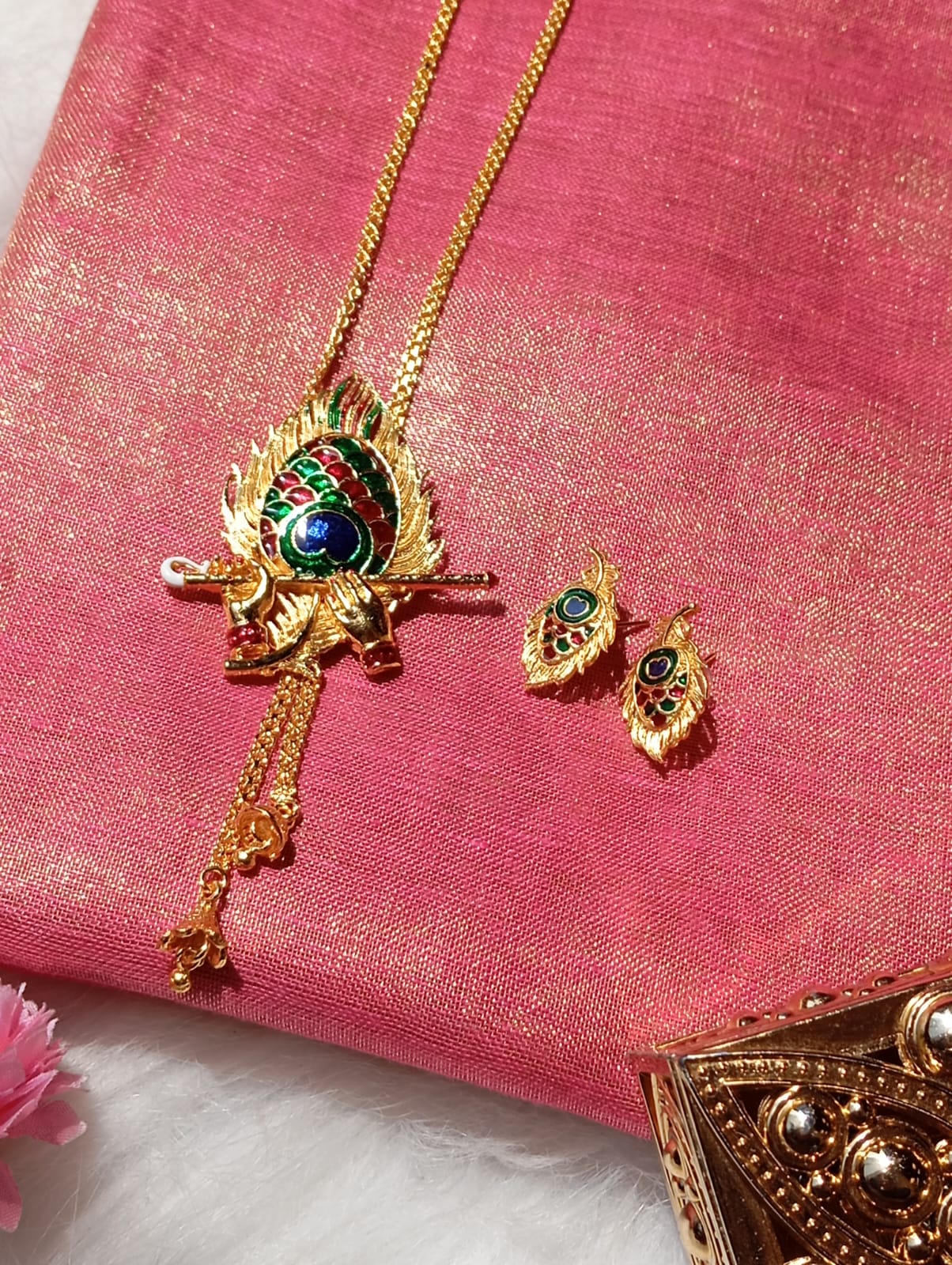 Bansuri (Gold Plated Necklace Set) - Image 4