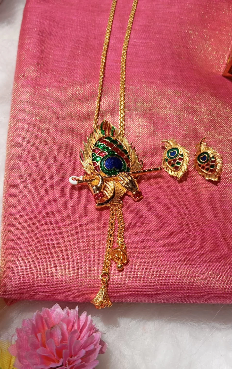 Bansuri (Gold Plated Necklace Set) - Image 6