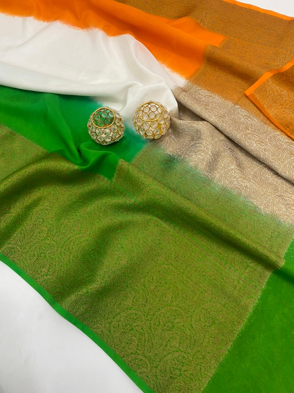 Republic Day Saree - Image 5