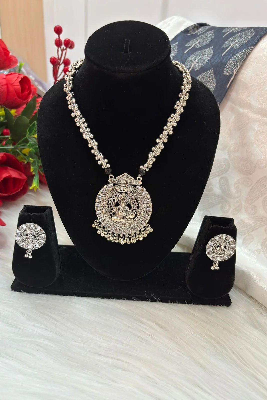 Ganesha Idle  Necklace Set - Image 6