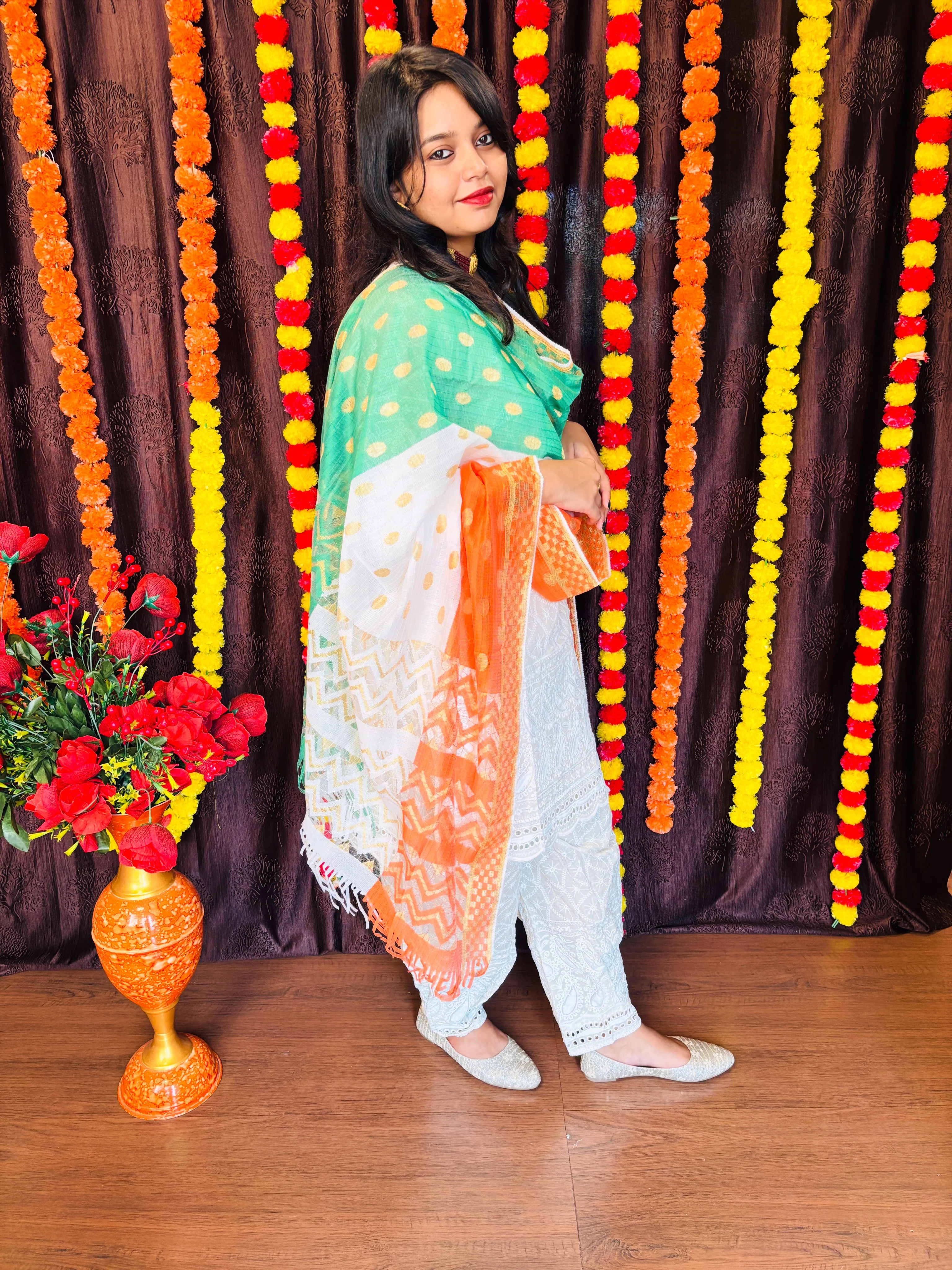 Republic Day Special Tiranga Dupatta - Image 3