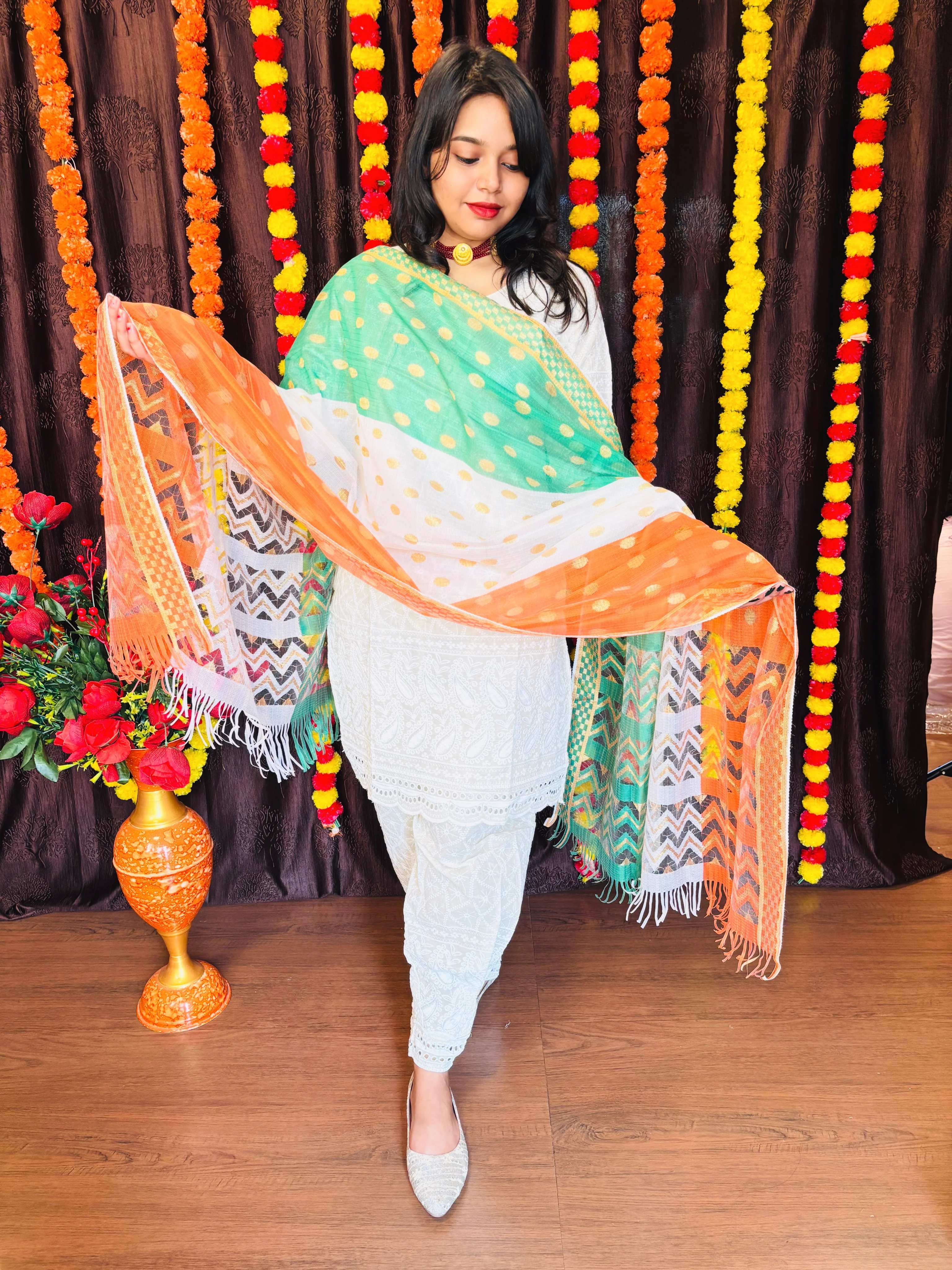 Republic Day Special Tiranga Dupatta - Image 4