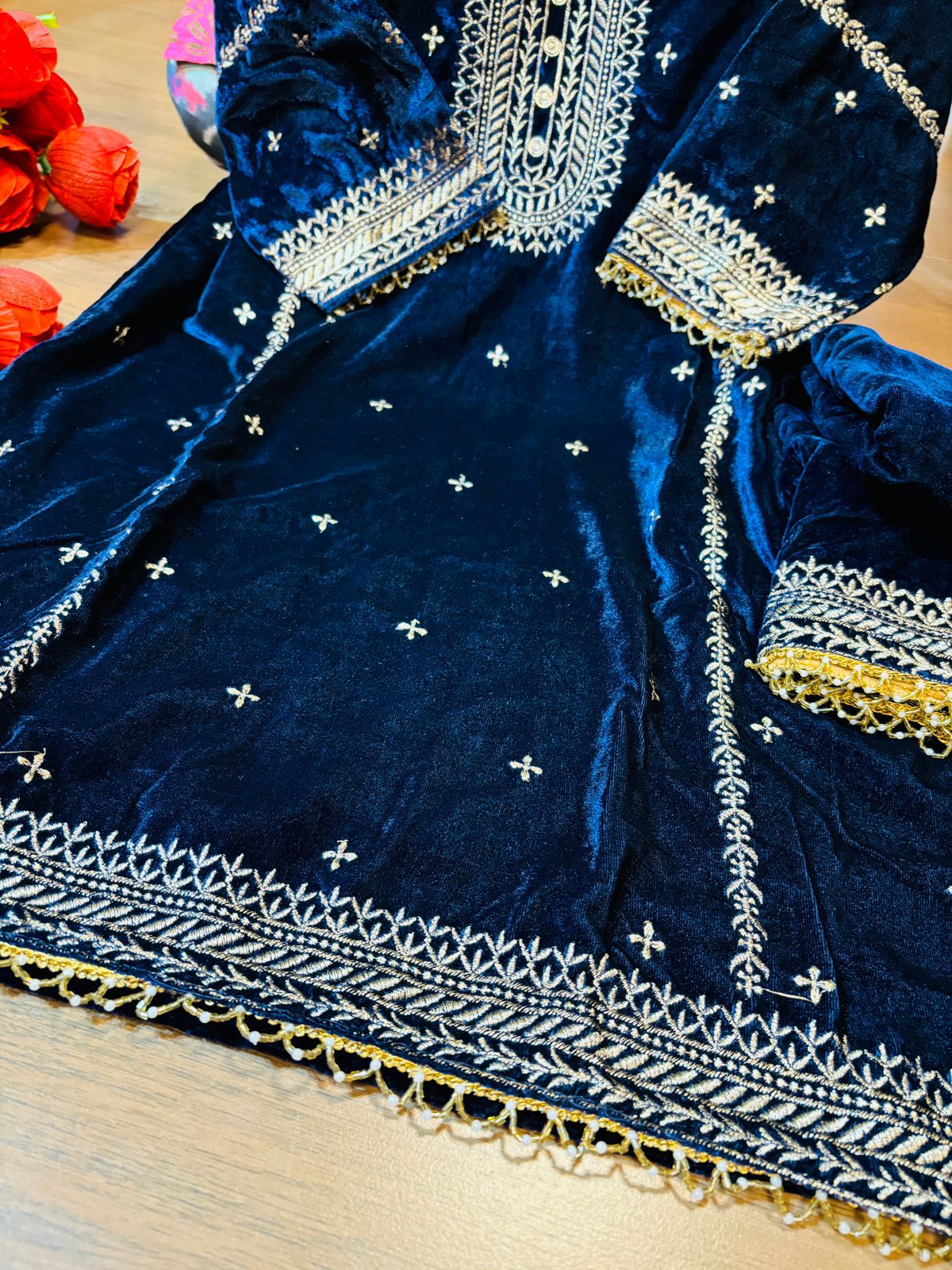 Royal Velvet kurti set - Image 5
